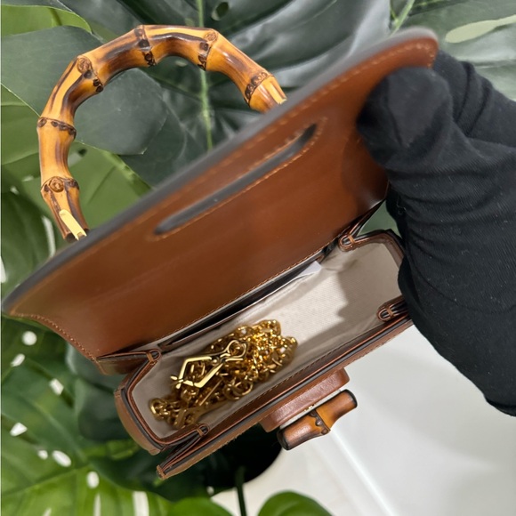 GUCCI BAMBOO 1947 MINI TOP HANDLE BAG - Picture 8 of 8